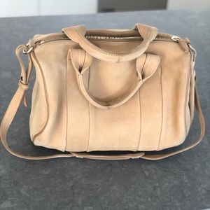 Alexander Wang Rocco Duffel Suede Tan